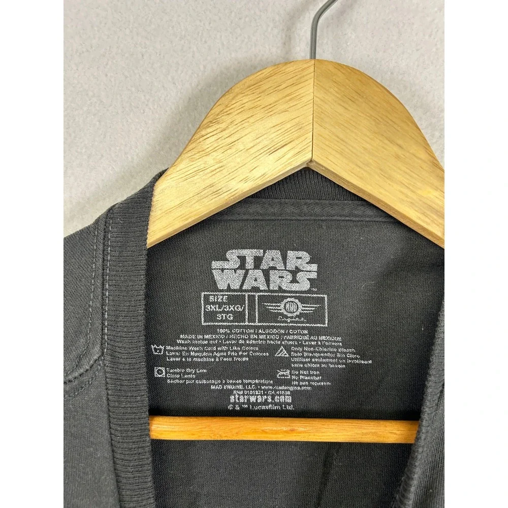 Star Wars Darth Vader Anatomy T Shirt Mens 3XL‎ Black Graphic Tee